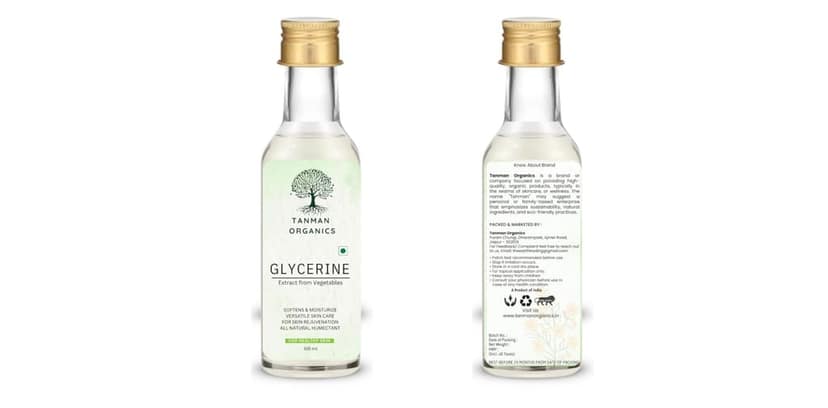 TANMAN ORGANICS 100% Pure Vegetable Glycerine | Softens & Moisturizes Skin | Versatile for Face, Body, and Hair Care | Ideal for Dry Skin Relief and Hydration view 3