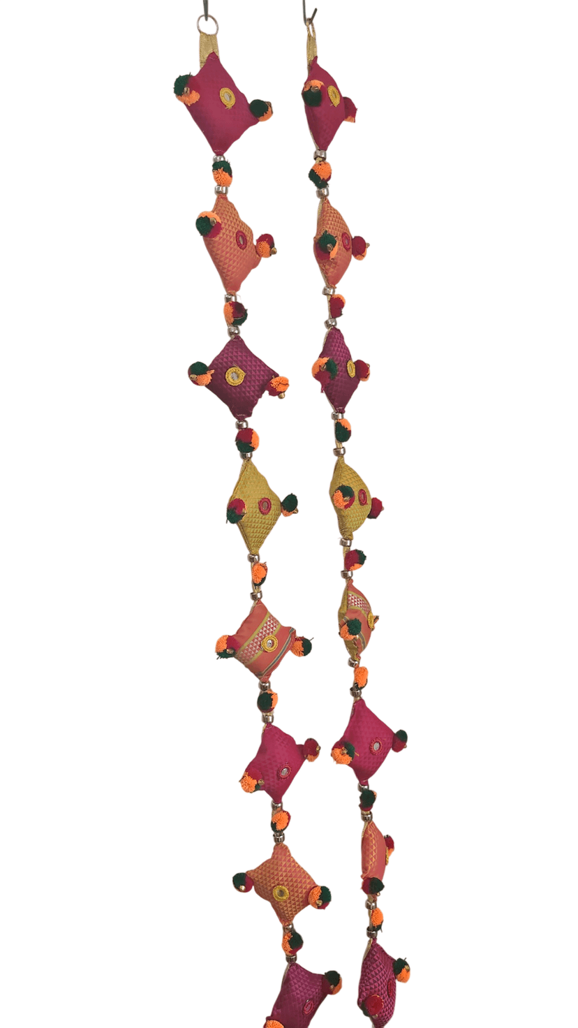 Colorful Fabric Door Hanging view 3