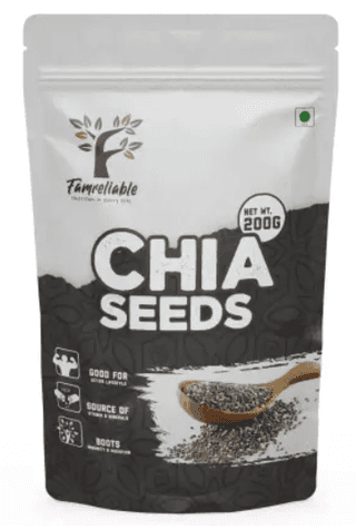 Famreliable Supercharge Your Day with 200g of Premium Chia Seeds, Boost Your Energy Chia Seeds (200 g)