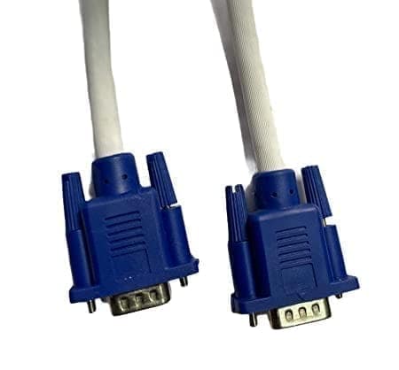 VGA Male to Male ,15-Pin Cable/Adapter for PC, Monitor, Projector, Laptop, TV, LCD/LED - 20Mtr (White) view 4