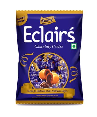 Derby Caramel Eclair Poly 100Pcs - Pack of 12