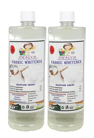 Swacch Fabric Whitener (1 Litre) (Pack of 2)