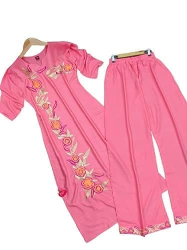 BT WITH BUY & TRY Women's Rayon Kurti Set | Kurti with Palazzo | Kurta Set for Women. view 5