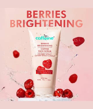 Mcaffeine Skin Brightening Facial Scrub For Men & Women ( Pack of 1 )