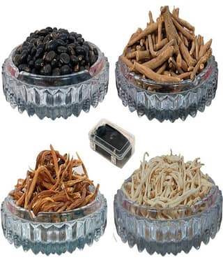 MYGODGIFT shilajeet 10 gm, (Shatavar,Safed Musli,Ashwagandha,Kaunch Beej)50gm Ec 200 gm Pack of 5