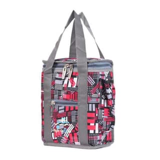 Right Choice Bags Men's and Women's Nylon Multipurpose Lunch Bag (Pink, 10 Inch)