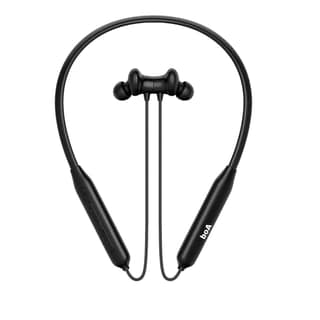 boA Slim Bluetooth Neckband Earphones with Deep Bass, Fast Charging Support, Magnetic Earbuds, HD Calling Mic, Comfort Fit All Day for Gym Workout Running Travel, Compatible with Android and iOS Devices