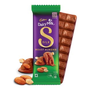 Cadbury Dairy Milk Silk Roast Almond Chocolate Bars, 58 g