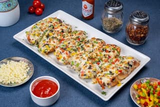 Chili Cheese Garlic Bread