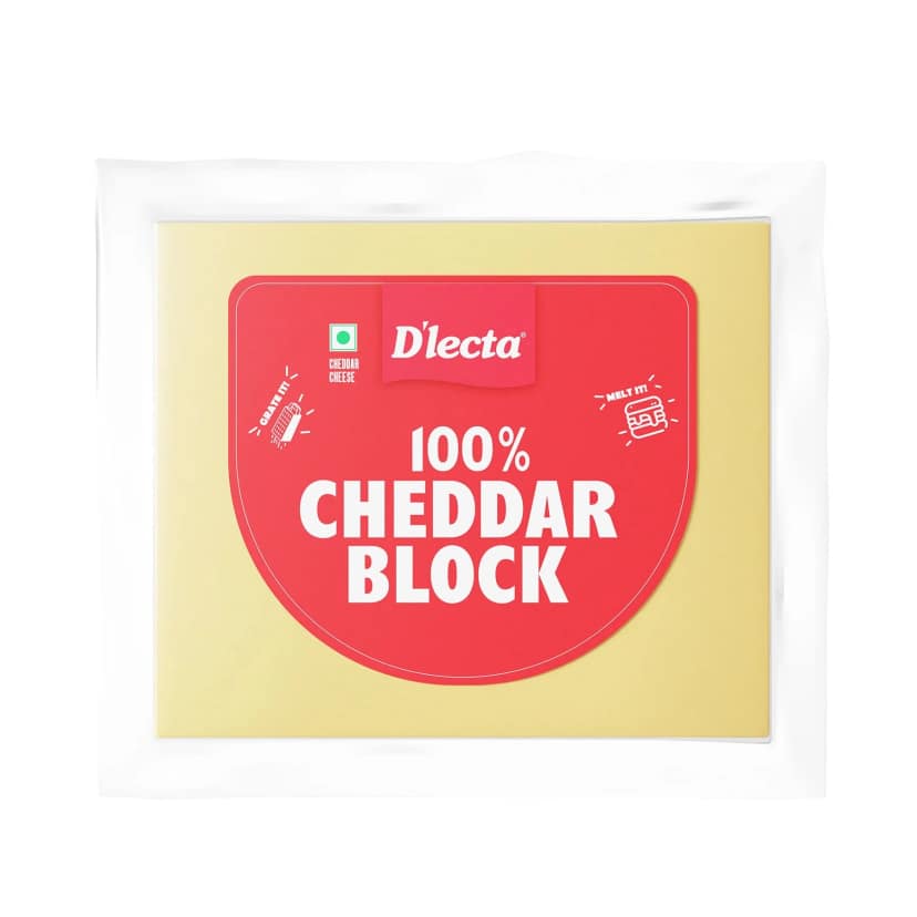100% Cheddar Cheese Block-200g