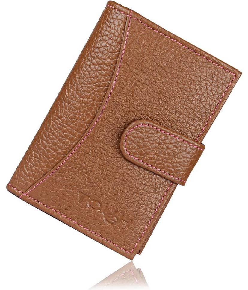 Tough Leather Card Holder ( Pack of 1 )