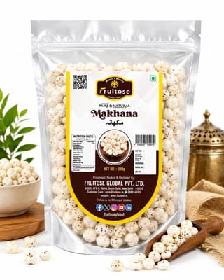 Premium Makhana (Fox Nuts) | Roasted & Healthy Snack | 200g