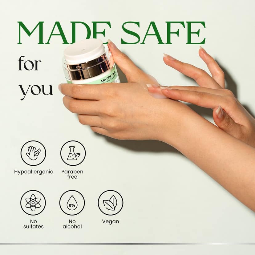 SkinInspired Mattifying Gel Moisturizer for Oily, Combination and Sensitive Skin/Skin Hydrating Light Gel Moisturiser For Men & Women/Oil Free Face Gel Moisturiser/Face Cream (50g) view 5