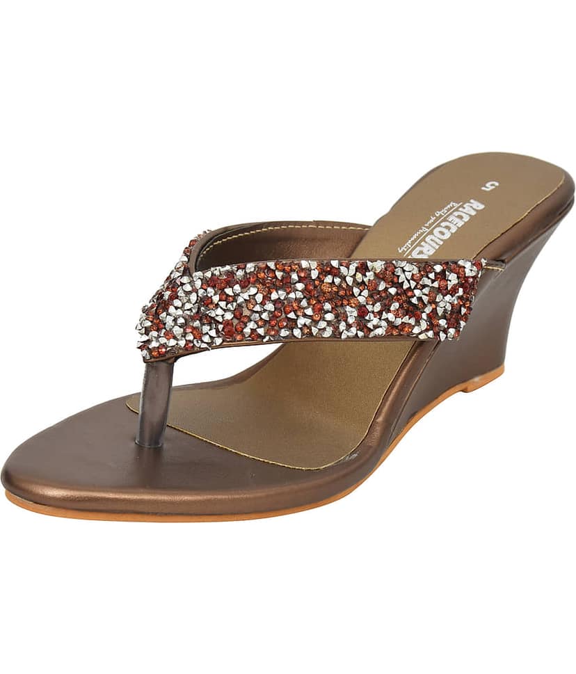 Racecourse - Brown Women's Slip On Heels view 2