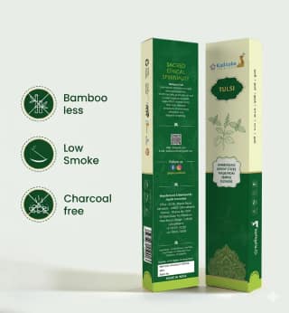 Kailapira Agarbatti Tulsi Incense Sticks Premium Dhoop Batti, Incense Sticks 20U
