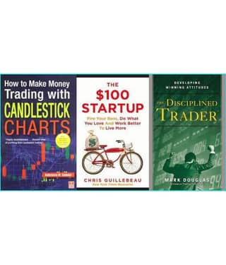 The Disciplined Trader + How to Make Money Trading with Candlestick Charts +100 dollar startup