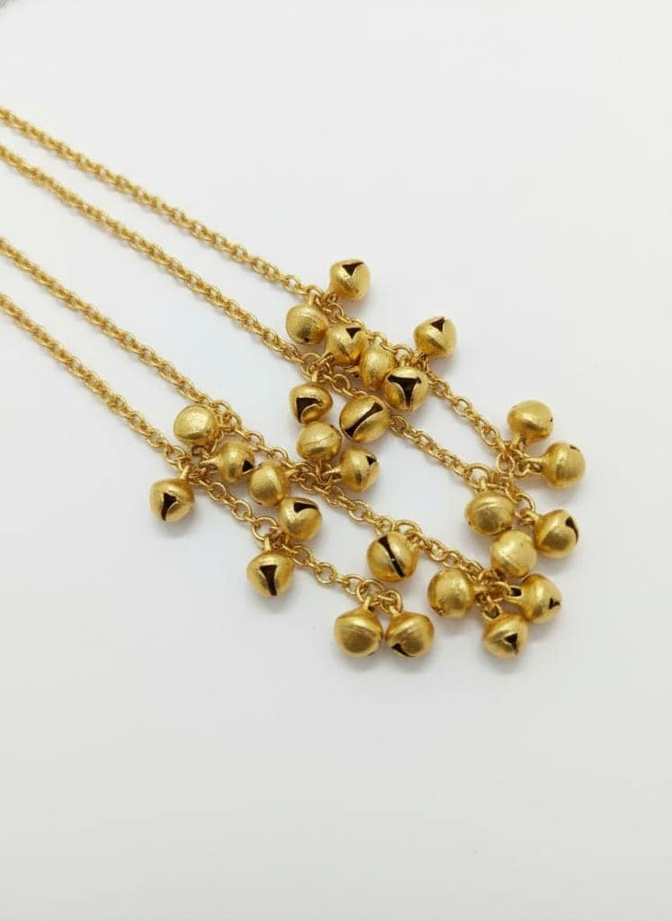 Gold Plated - Traditional Jhumka Earrings for Women | Antique Temple Design Long Dangler Earrings view 4