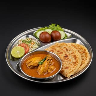 Kerala Parotta Chicken Combo