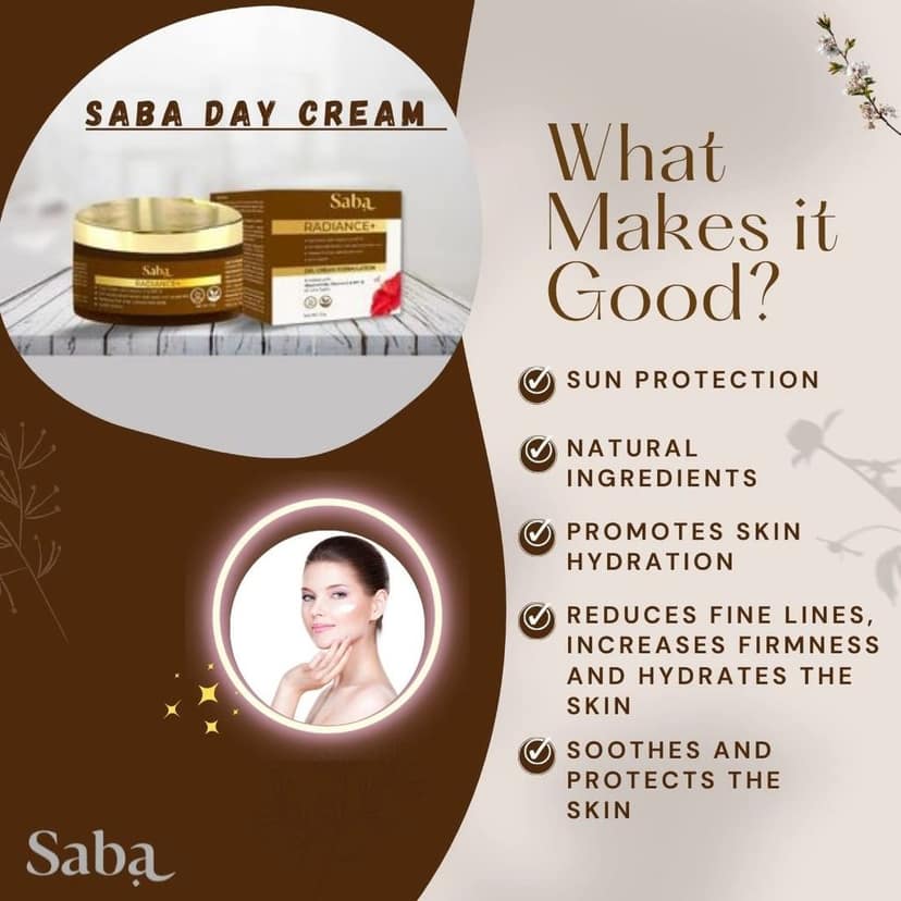 Saba Radiance+ Day Gel Cream & Radiance+ Night Gel Cream Combo | 50g Each - Pack of 2 view 4