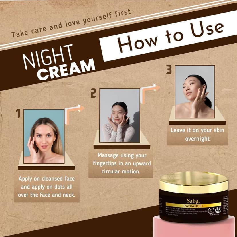 Saba Radiance+ Day Gel Cream & Radiance+ Night Gel Cream Combo | 50g Each - Pack of 2 view 9
