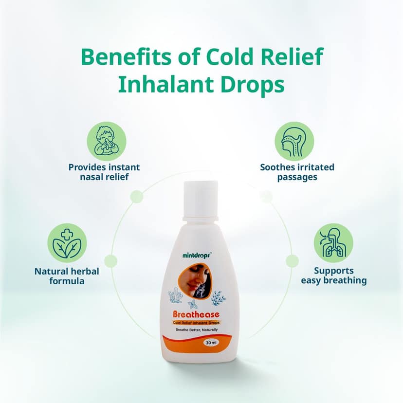 Breathease Cold Relief Inhalant Drops view 2