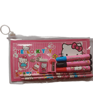 2375 YESKART - 6 PC UNICORN Girls Theme 2Pencil, 1 Eraser, 1Sharpener, 1 Notebook & 3 sketch pen Multicolour Stationary For Kids Girls Boys School Tuition Stationery Birthday Navratri Diwali Theme Festival Return Gift