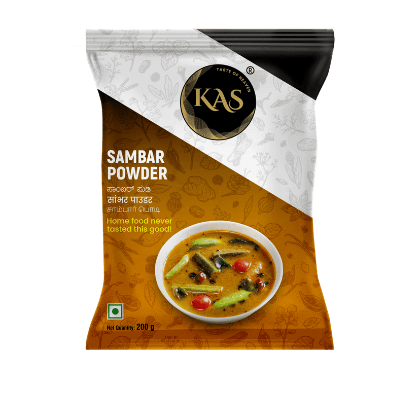 KAS Sambar Powder - Pack of 5, 200gm each