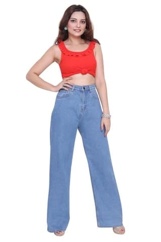High Waist Wideleg Jeans