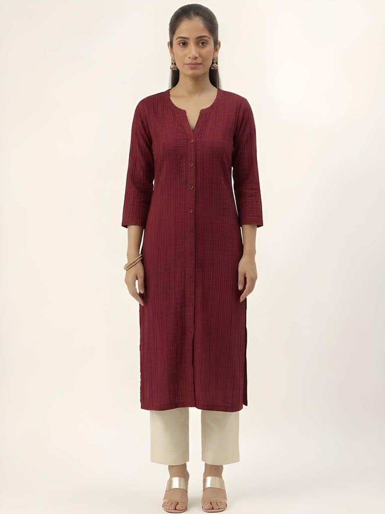 . Fancy Kurti for Women, Beautiful Designer Ethnic Wear, Trendy Traditional Outfit for Casual Wear, Festive Wear and Party Wear view 3