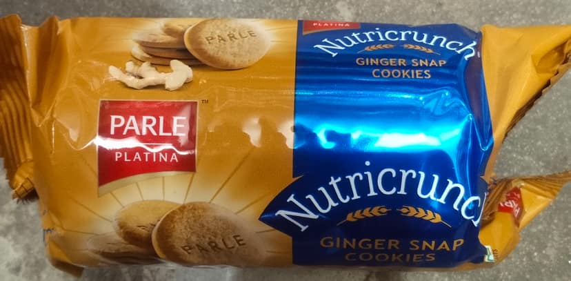 Parle platina nutricrunch Ginger snap cookies