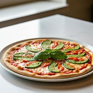 Veggie Queen Margherita Pizza