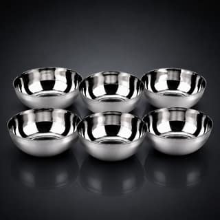 Premium Mirror Finish Stainless Steel Apple Bowl Set
