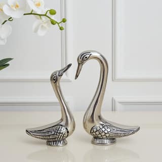 Aluminium Showpiece Duck Pair (ASMAS225 S)