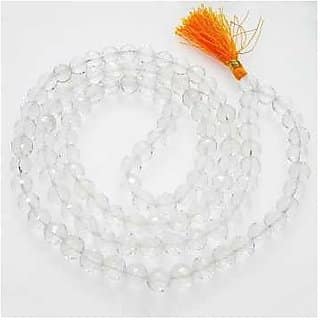 Designer Sphatik Stone Beads Single Line Mala for Women Menby Ceylonmine
