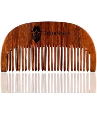 UrbanMooch Beard Comb Pocket Fine Tooth Comb 1 Pcs