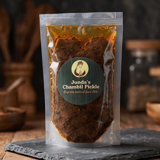 Junda's Chambil Pickle - 150 gm - One flexible pouch