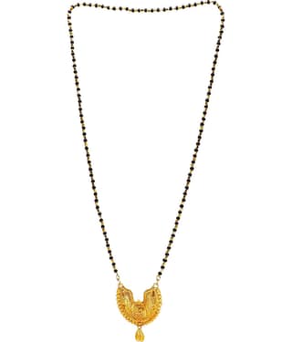 Shankhraj Mall Gold Plated Letest & Designer Mangalsutra For Women-100219