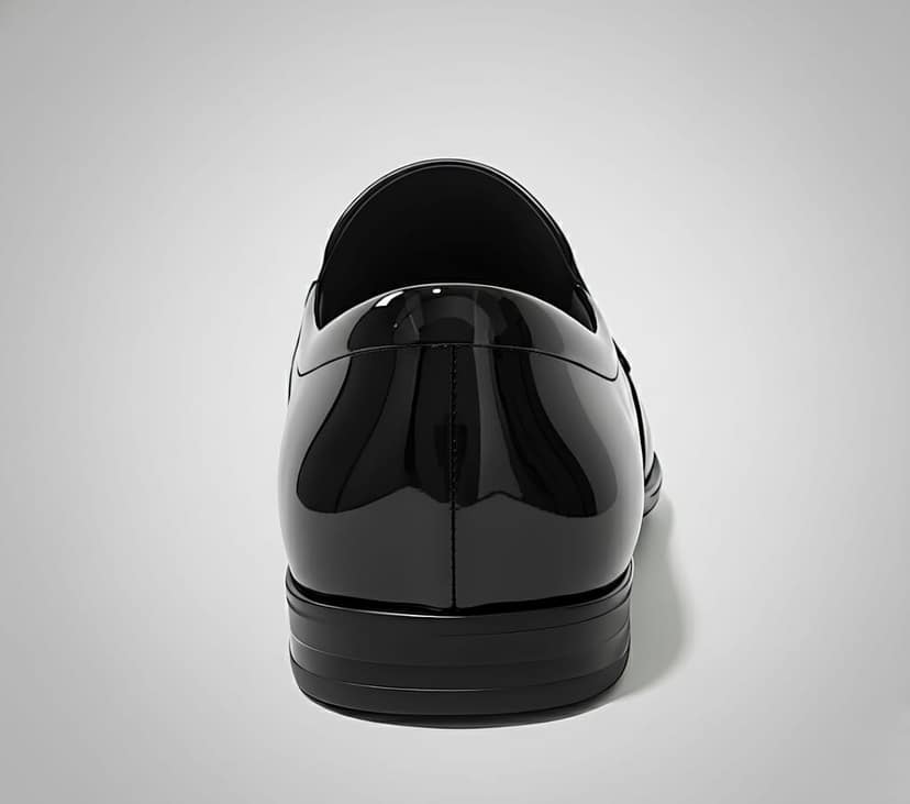 WUGO::Latest Graceful Black Moccasin Formal Shoes for Men & Boys | Premium Office Wear Slip-On Shoes | Comfortable, Durable & Stylish Design for Daily Business Use view 5