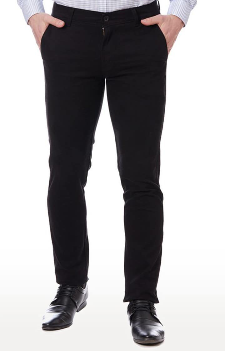 TAHVO Men Black Trousers