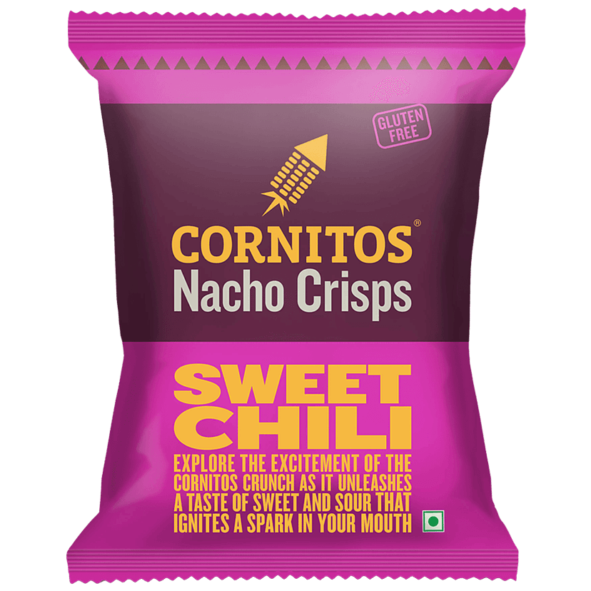 Cornitos Nacho Chips - Sweet Chili, 150 G Pouch