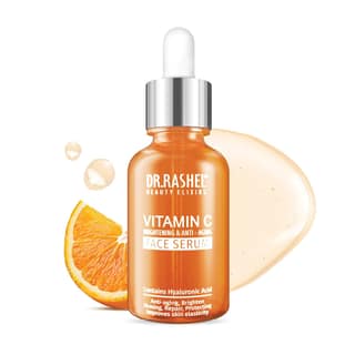 DR.RASHEL Beauty Elixirs Vitamin C Face Serum with Hyaluronic Acid, Skin Brightening, Hydrating & Anti-Aging Serum for Improved Skin Elasticity & Radiance, For Men & Women, 30ml