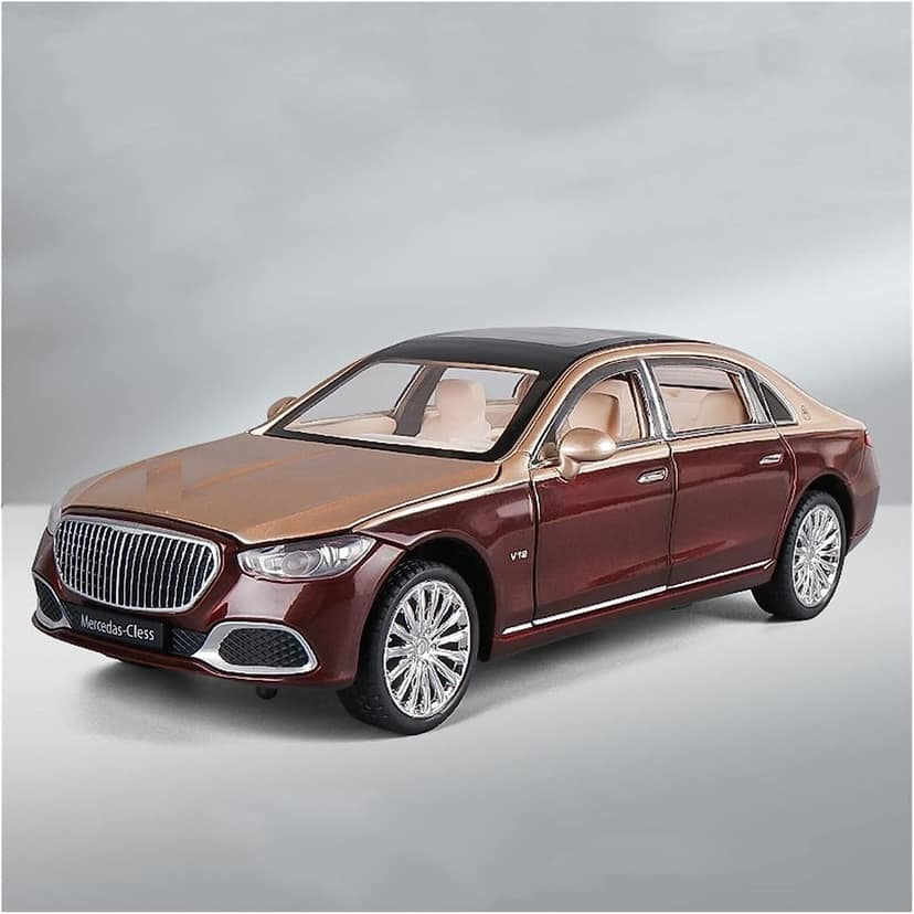 KTRS ENTERPRISE 1:24 For Mercedes-Benz Maybach S680 Alloy Model Pull Back Toy Car Gift Collectible Model Car Die-Cast view 2
