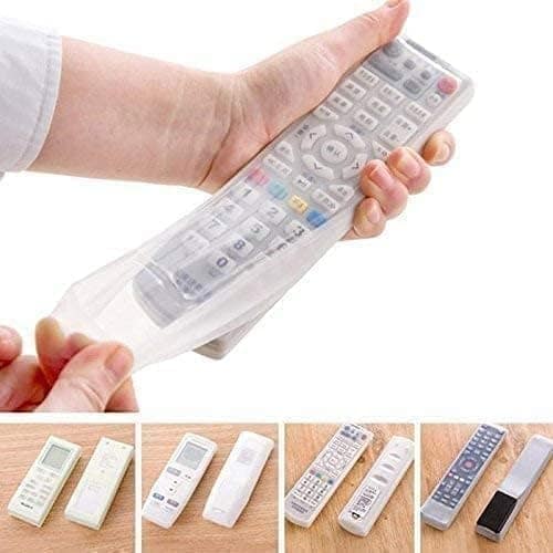 Universal Silicone Remote Control Protective Covers (Set of 3) - Clear, Dustproof, & Shockproof Sleeves view 4