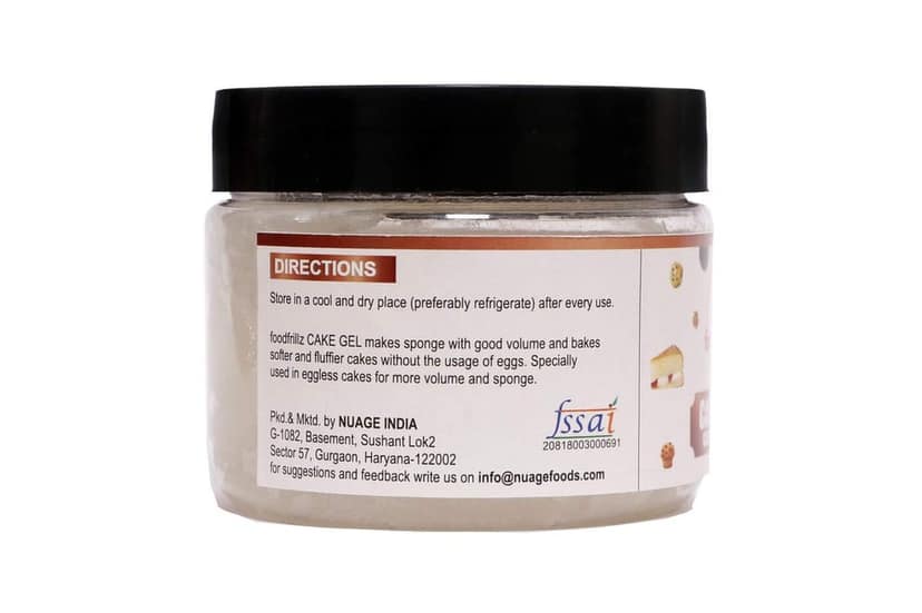 Foodfrillz Sponge Cake Gel, 200 g | Cake Improver for Making Fluffy and Soft Cakes view 7