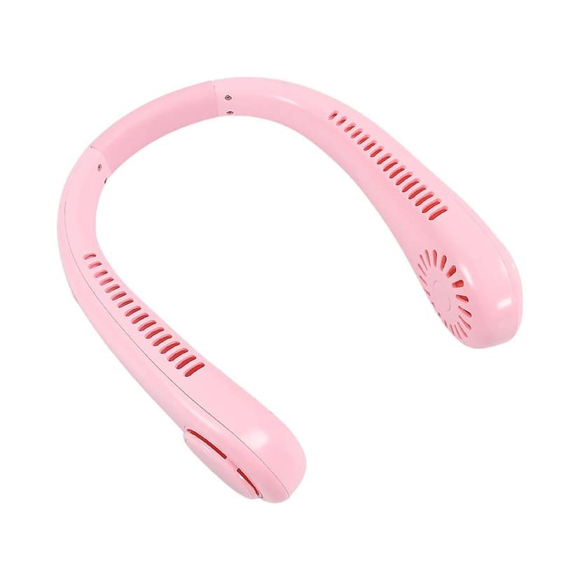 Portable Neck Fan: Holiday Hands Free Bladeless Neck Fan, 360° Cooling Hanging Fan, USB Rechargeable Personal Neck Fan, Wearable Neck Fan Suitable for Traveling view 3