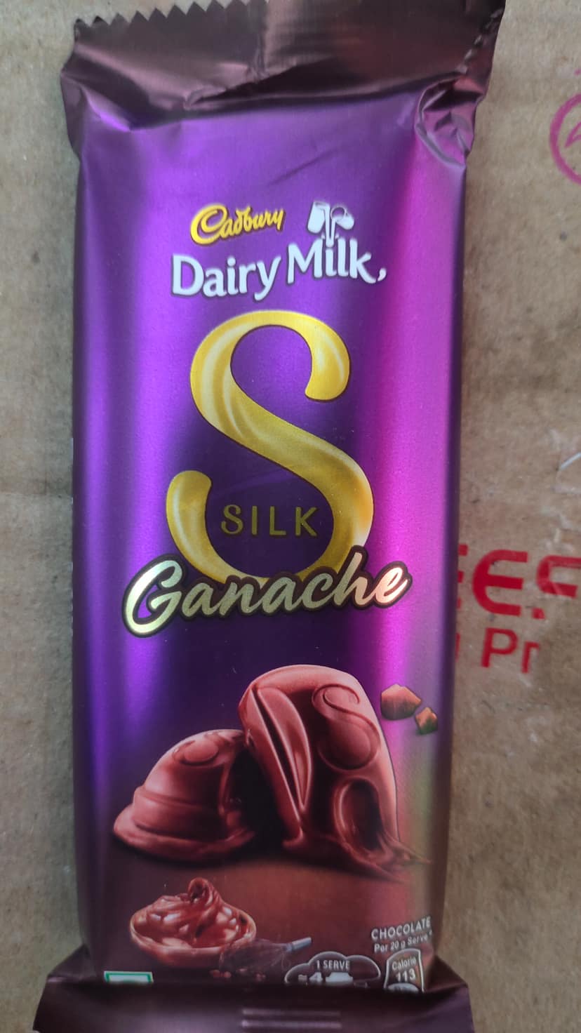Cadbury dairy milk silk ganache