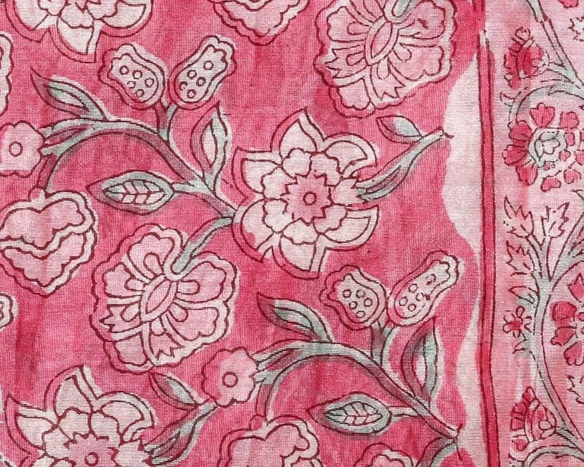 Shalvi's Hand Block Print Chanderi Silk Suit set (CHA395) view 4