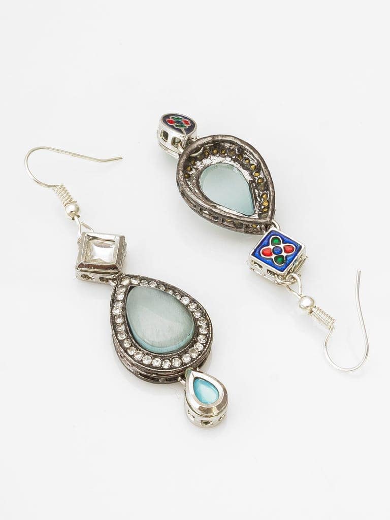 Morison Golden Button Earrings Timeless and Elegant view 2