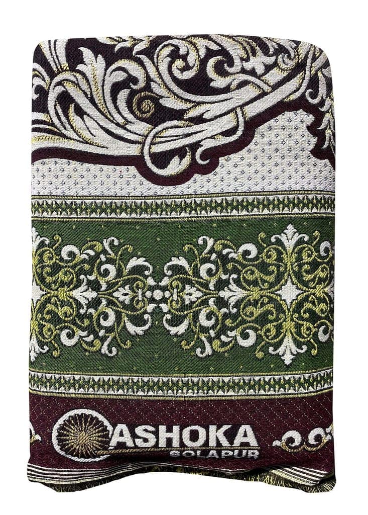 Mandhania Cotton Royal Daily Use Solapuri Chaddar (King Size- 7.5 X 9 ft) view 2