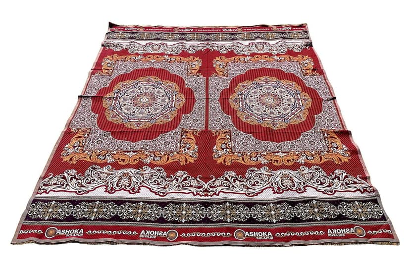 Mandhania Cotton Royal Daily Use Solapuri Chaddar (King Size- 7.5 X 9 ft) view 3